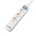 PRELUNGITOR SPACER SCHUKO x3 16A 3m WH PP-3-30-TC-USB