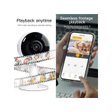 Camera supraveghere Arenti, 2.5K, 4 MP, mini, wireless 2.4 GHz, stocare in cloud optional, card MicroSD max 128 GB, interior, LED IR 10m, audio bidirectional, compatibil Alexa si Google Assistant, 