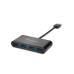 KENSINGTON UH4000 4-PORT HUB/4XUSB 3.0 BLACK K39121EU