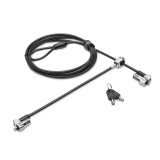 CABLU securitate KENSINGTON pt. notebook slot Nano, cheie standard, conectare directa,1.8m, cablu otel carbon, 5mm, permite pivotare si rotire cablu, blocare dubla, NanoSaver K64448WW (timbru verd 