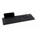 TASTATURA GEMBIRD USB, multimedia 104 taste + 6 taste multimedia, cu stand telefon, black KB-UM-108 (timbru verde 0.8 lei) 