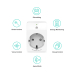 TP-LINK TPL Kasa Smart Wi-Fi Plug Slim Energy Mo KP115