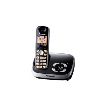 Telefon Panasonic DECT, KX-TG6521GB, robot telefonic, caller ID, argintiu, KX-TG6521GB (timbru verde 0.8 lei) 