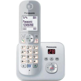 Telefon Panasonic DECT, KX-TG6821GS, robot telefonic, caller ID, argintiu, KX-TG6821GS (timbru verde 0.8 lei) 