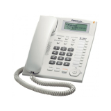 Telefon analogic Panasonic KX-TS880FXW cu display alb