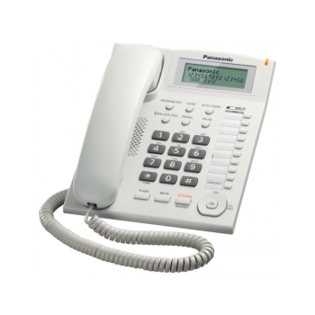 Telefon analogic Panasonic KX-TS880FXW cu display alb
