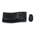 Kit Wireless Tastatura+Mouse Microsoft Sculpt Mouse BlueTrack 3 butoane 100 dpi Tastatura standard 2.4GHz black USB L3V-00021