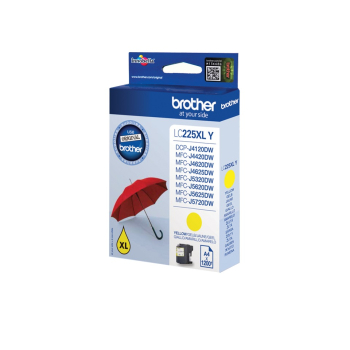 Cartus Brother LC-225XLY YELLOW INK CARTRIDGE/1200 PAGES ISO STANDARDS 24711 LC225XLY