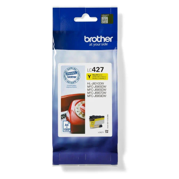 Brother LC-427Y INKJ YELLOW 1500P./F. MFCJ5955/6955/57DW/HLJ6010DW LC427Y