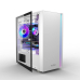 CARCASA PCCOOLER, Middle Tower, mATX, ITX, fara sursa, sticla securizata, 1 ventilator inclus ARGB, alb, USB 3.2 gen 1 x 1, USB 2.0 x 2, mic, audio, LM300W ARGB 