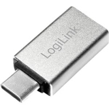 ADAPTOR LOGILINK OTG, pt. smartphone, USB 3.2 Type-C (T) la USB-A 3.0 (M), 5V / 3A 15W, negru, AA0042 (timbru verde 0.18 lei) AU0042