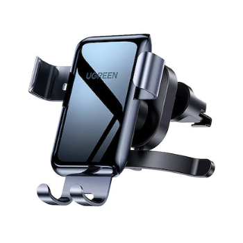 SUPORT AUTO Ugreen pt. SmartPhone, LP274 fixare grila ventilatie rotunda, negru 30401 - 6957303834013 
