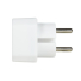 PRELUNGITOR LOGILINK, Euro skt x 2, conectare prin Schuko (T), 16A, fara protectie, alb, LPS218 (timbru verde 0.18 lei) 