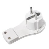 ADAPTOR in unghi drept LOGILINK, conectare prin Schuko (T), 16 A, fara protectie, alb, LPS228 (timbru verde 0.18 lei) 