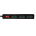 PRELUNGITOR LOGILINK, Euro skt x 3, conectare prin Schuko (T), cablu 1.5 m, 7.5 A, protectie contact accidental, negru, LPS230B (timbru verde 0.18 lei) 