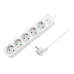 PRELUNGITOR LOGILINK, Schuko x 5, cablu 3G 1.5mm2, 230V/16A, 50 Hz, max. 3600 W, buton intrerupator iluminat, IP20, 1.5m, alb LPS246 (include TV 0.80lei) 
