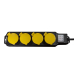 PRELUNGITOR LOGILINK, Schuko x 4, conectare prin Schuko (T), cablu 1.5 m, 16 A, protectie stropire cu apa, negru/ galben, LPS254 (timbru verde 0.18 lei) 