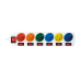 PRELUNGITOR LOGILINK, Schuko x 6, conectare prin Schuko (T), cablu 1.5 m, 16 A, protectie copii, alb/ multicolor, LPS259 (timbru verde 0.18 lei) 