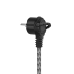 PRELUNGITOR LOGILINK, Schuko x 3, conectare prin Schuko (T), cablu 1.5 m, 16 A, protectie copii, alb/ negru, LPS261 (timbru verde 0.18 lei) 