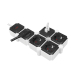 PRELUNGITOR LOGILINK, Schuko x 4, conectare prin Schuko (T), USB x 2, cablu 1.5 m, 16 A, protectie copii, on / off, alb / negru, (timbru verde 0.18 lei) LPS276U