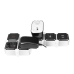 PRELUNGITOR LOGILINK, Schuko x 4, conectare prin Schuko (T), USB x 2, cablu 1.5 m, 16 A, protectie copii, on / off, alb / negru, (timbru verde 0.18 lei) LPS276U