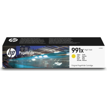 Cartus Cerneala Original HP Yellow, nr.991X, pentru PageWide 750|772|777, 16K, (timbru verde 0.15 lei), M0J98AE Cartus Cerneala Original HP Yellow, nr.991X, pentru PageWide 750|772|777, 16K, (timbru verde 0.15 lei), M0J98AE