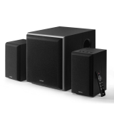 BOXE EDIFIER 2.1, RMS: 110W (2 x 20W, 1 x 70W), bluetooth, telecomanda wireless, volum, bass, treble, optical, coaxial, black, M601DB-BK (timbru verde 11.00 lei) 