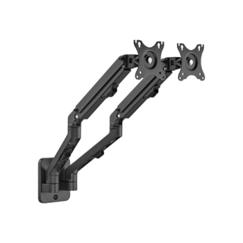 SUPORT de perete GEMBIRD, pt 2 TV/monitor plat, diag. max 17 - 27, rotatie, inclinare, pliere, 2 ~ 7 kg, MA-WA2-01 