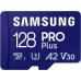 Card memorie Samsung MICROSD PRO PLUS 128GB CL10 W/A SM MB-MD128SA/EU