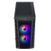 CARCASE Cooler Master MasterBox MB320L ARGB with Hub, MATX,Transparent front bezel,U3x2,TG side panel,ARGB fanx2,w/ARGB Hub, MCB-B320L-KGNN-S02 (timbru verde 0.19 lei) 