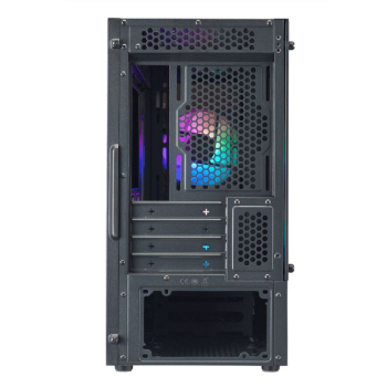 CARCASE Cooler Master MasterBox MB320L ARGB with Hub, MATX,Transparent front bezel,U3x2,TG side panel,ARGB fanx2,w/ARGB Hub, MCB-B320L-KGNN-S02 (timbru verde 0.19 lei) 