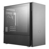 CARCASA Cooler Master, Mini Tower, mATX, Silencio S400, fara sursa, sticla securizata, 2 x fan, USB 3.0 x 2, Jack 3.5mm x 1, card reader, mesh , MCS-S400-KG5N-S00 (timbru verde 0.16 lei) 