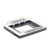 RACK intern GEMBIRD, tip caddy 12.7mm, 5.25 inch la 2.5 inch, S-ATA, interfata PC S-ATA, metal, negru, MF-95-02 (timbru verde 0.8 lei) 
