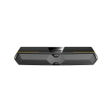 BOXE EDIFIER Gaming desktop, RMS: 5W (2.5W + 2.5W), Bluetooth 5.3, USB-A, RGB, sound card/ mic, dim. 485x70x80mm, black, 