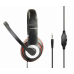 CASTI Gembird, cu fir, standard, utilizare multimedia, call center, microfon pe brat, conectare prin Jack 3.5 mm, red / negru, MHS-03-BKRD, (timbru verde 0.8 lei) 