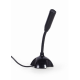 MICROFON GEMBIRD, suport tip picior, conector USB 2.0, flexibil, negru, MIC-DU-02 (timbru verde 0.03 lei) 