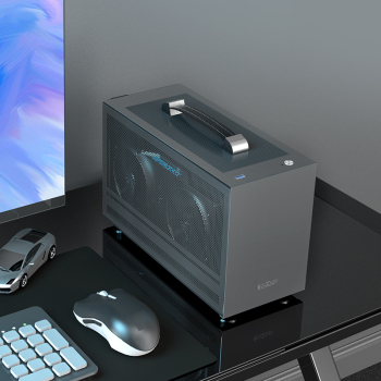 CARCASA PCCOOLER, Mini Tower, ITX, fara sursa, fereastra laterala tip MESH, gri, USB 3.2 gen 1 x 1, USB Type-C x 1, MINI I100G PRO MESH 
