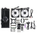 COOLER Cooler Master MASTERLIQUID 240 ATMOS, racire lichid, skt. Intel LGA 1700/1200/115x, AMD AM5/AM4, radiator aluminiu, pompa , fan 2x120mm, 2500rpm, conector 4-pin PWM, ARGB, negru, MLX-D24M-A2 
