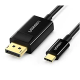 CABLU video Ugreen, MM139 USB Type-C (T) la DisplayPort (T), 1.5m, rezolutie maxima 4K UHD (3840 x 2160) la 60 Hz, negru, 50994 (timbru verde 0.8 lei) - 6957303859948 
