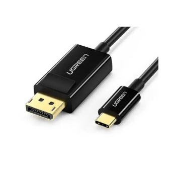 CABLU video Ugreen, MM139 USB Type-C (T) la DisplayPort (T), 1.5m, rezolutie maxima 4K UHD (3840 x 2160) la 60 Hz, negru, 50994 (timbru verde 0.8 lei) - 6957303859948 