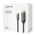 CABLU video Ugreen, MM142 USB Type-C (T) la HDMI (T), rezolutie maxima 4K UHD (3840 x 2160) la 60 Hz, 1.5m, braided, negru 50570 (timbru verde 0.8 lei) - 6957303855704 
