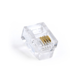 MUFA RJ-11 GEMBIRD pt. cablu telefon, telefon, RJ-11 (T), plastic, 100 buc, MP-6P4C/100 