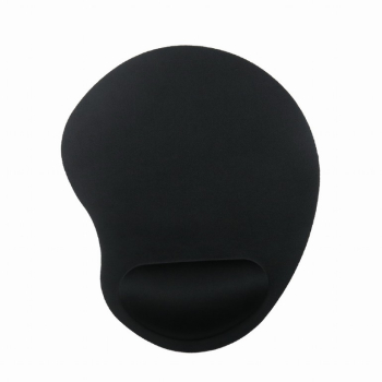 MousePAD GEMBIRD, cauciuc si material textil, 240 x 200 x 4 mm, suport ergonomic, negru, MP-ERGO-01 
