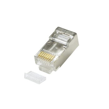 MUFA RJ-45 LOGILINK pt. cablu FTP, SFTP, Cat5e, RJ-45 (T), ecranat, plastic cu metal, cu insertie, 100 buc, MP0004 MUFA RJ-45 LOGILINK pt. cablu FTP, SFTP, Cat5e, RJ-45 (T), ecranat, plastic cu metal, cu insertie, 100 buc, MP0004