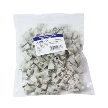 MANSON mufe RJ-45 LOGILINK pt. cablu UTP, FTP, SFTP, RJ-45 (T), plastic, 100 buc, gri, MP0005 