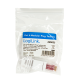 MUFA RJ-45 LOGILINK pt. cablu UTP, Cat6, RJ-45 (T), manson, pentru cablu solid/litat AWG22-24, cablu 5-6.5mm, tool-free,1 buc, MP0025 