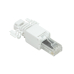 MUFA Logilink RJ45 pt. cablu UTP, Cat.6A, modulara, alb MP0028 