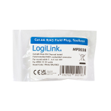 MUFA Logilink RJ45 pt. cablu UTP, Cat.6A, modulara, alb MP0028 