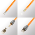 MUFA RJ-45 LOGILINK pt. cablu UTP, FTP, SFTP, Cat5e | Cat6 | Cat6a | Cat7 | Cat7a | Cat8.1, RJ-45 (T), ecranat, plastic cu metal, 50 buc, MP0033 