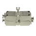 CUPLA RJ-45 LOGILINK pt. cablu UTP, FTP, Cat6a, RJ-45 (M) x 2, metalica, tip punch down, MP0041 